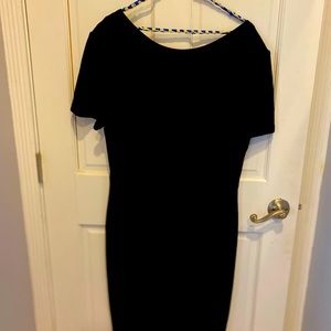 Boden Scoop Neck Ribbed Dress